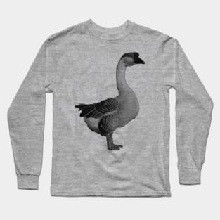 Goose Animal Print Graphic Image Long Sleeve T-Shirt